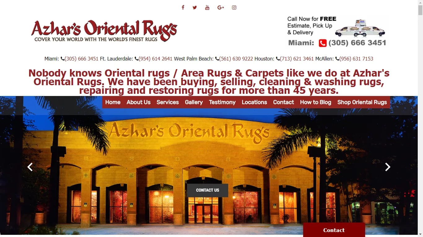 Azhar's Oriental Rugs Smart Solutions
